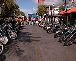 Poker Run 2004 photo - Duval Street, Key West